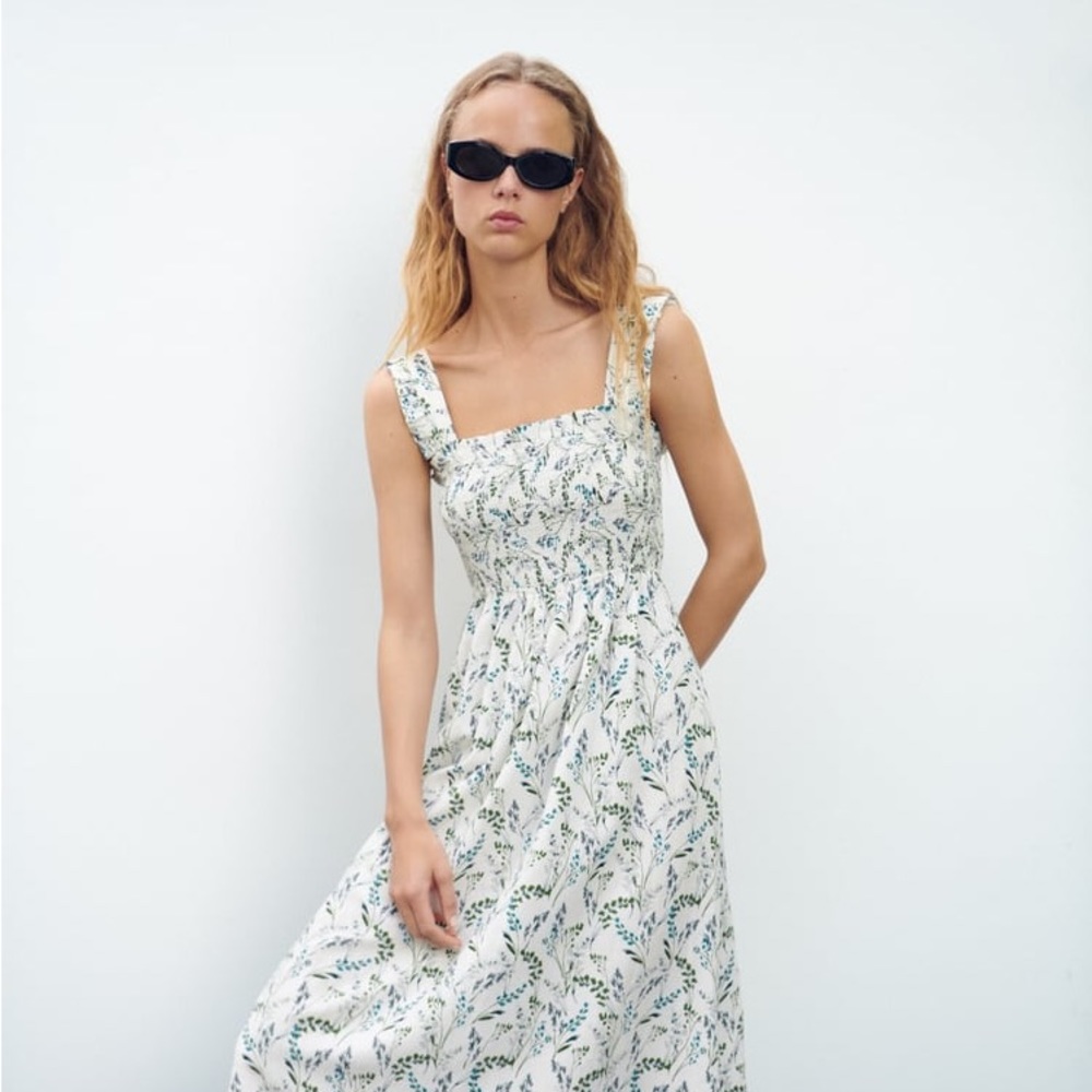Zara Floral Print Dress Gem
